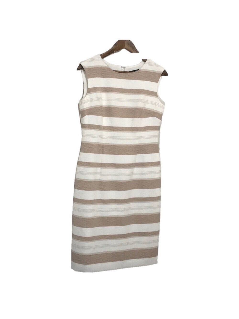 Preston & York Sleeveless Sheath Dress Sz 6 - Picture 2 of 11